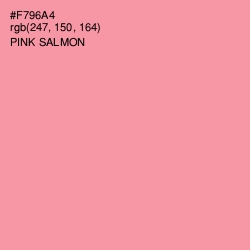 #F796A4 - Pink Salmon Color Image